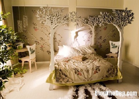 Trang trí phòng ngủ đẹp như trong truyện cổ tích